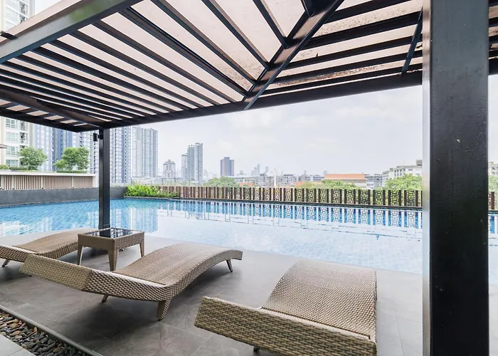 Lejlighed Luxury Onnut Netflix Gym Pool 2 Minutes Away From Bts